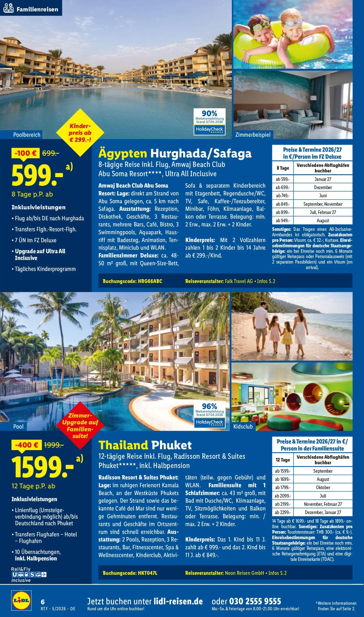 Lidl Reisen Reise-Highlights – gültig ab 12.05.2026 | Seite: 6