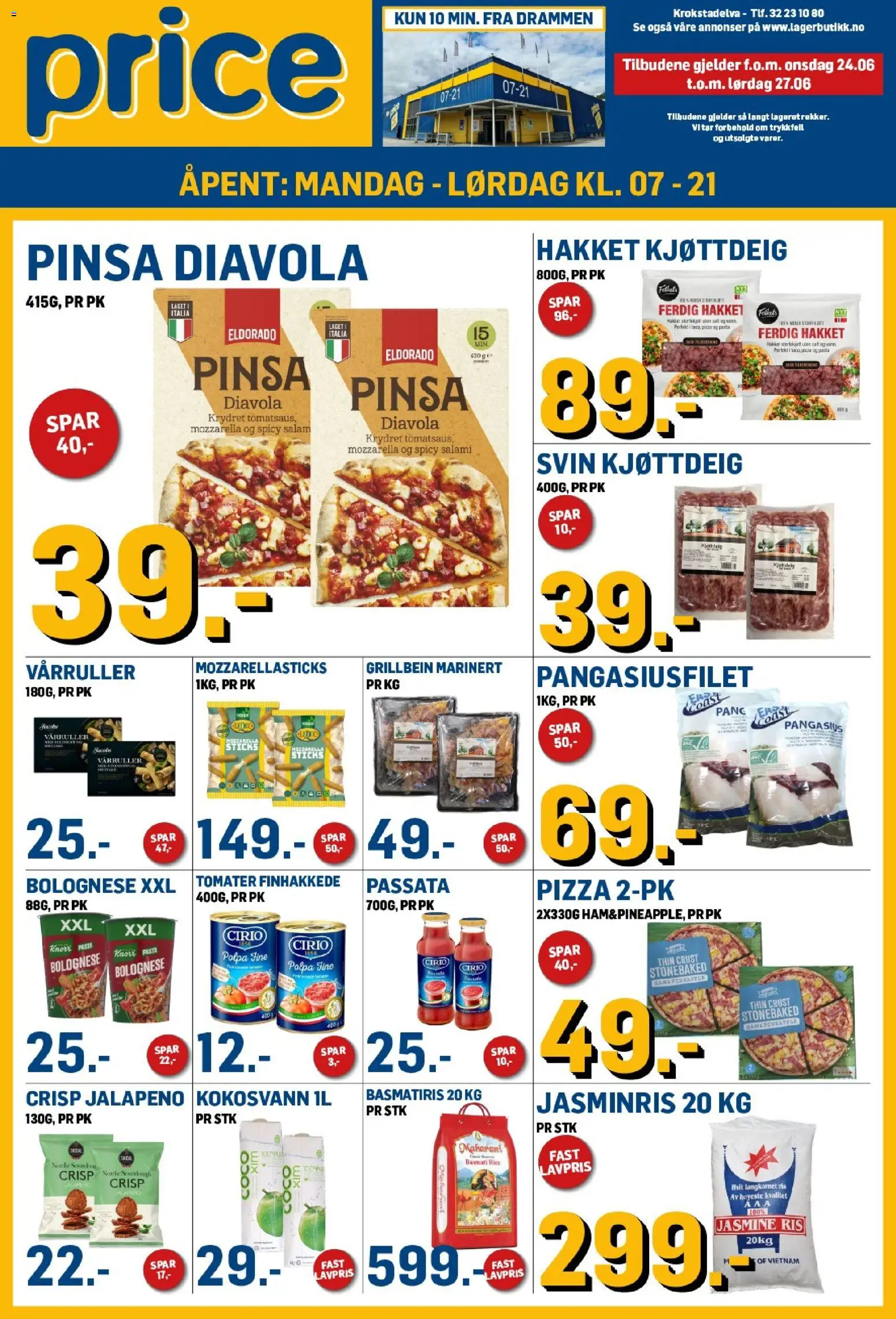 {H1} | Side: 1 | Produkter: Svin, Kjøttdeig, Oats, Mozzarella