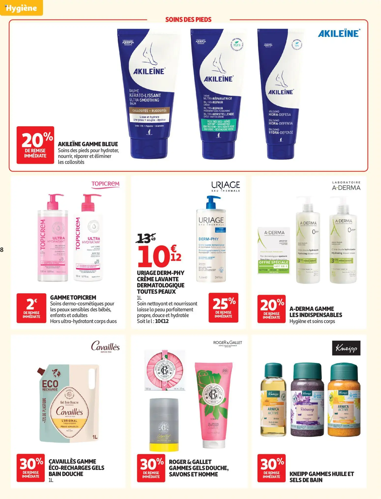 {H1} | Pagina: 8 | Producten: La, Gels, Douche, Crème