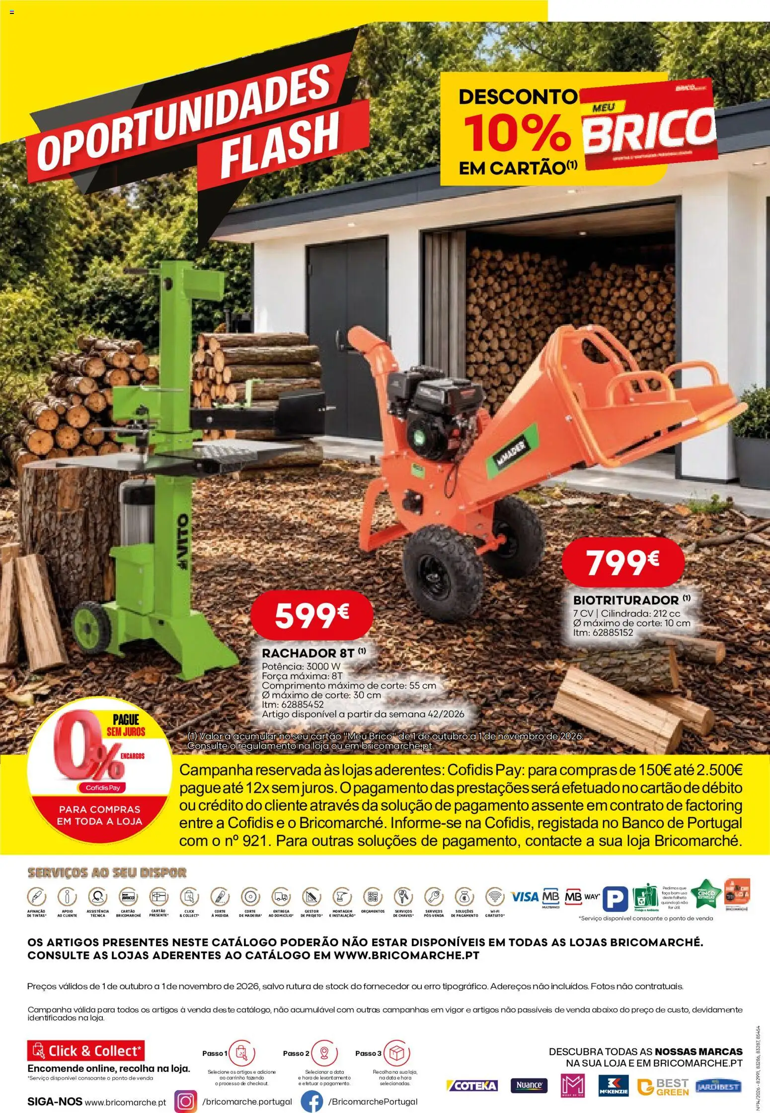 BricoMarché folheto 14 - Catálogo de Jardim Outuno Inverno │ válido de 01/10/2026 | Página: 24 | Produtos: Banco