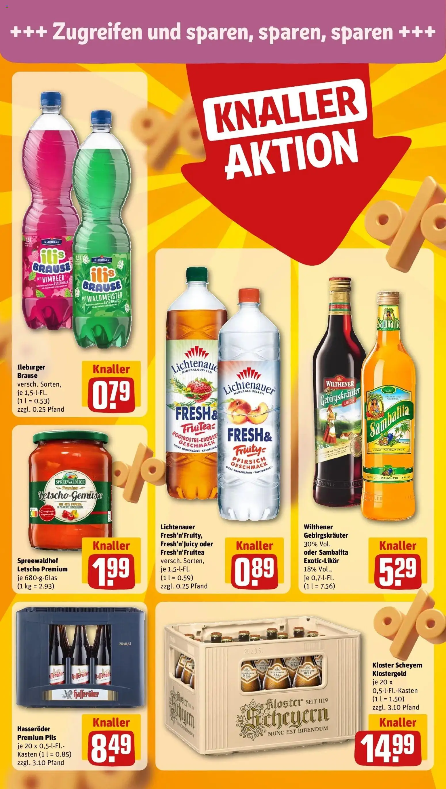 REWE Prospekt ab 07.09.2026 zum Blättern » Angebote | Seite: 18 | Produkte: Wilthener, Pils, Pfirsich, Hasseröder