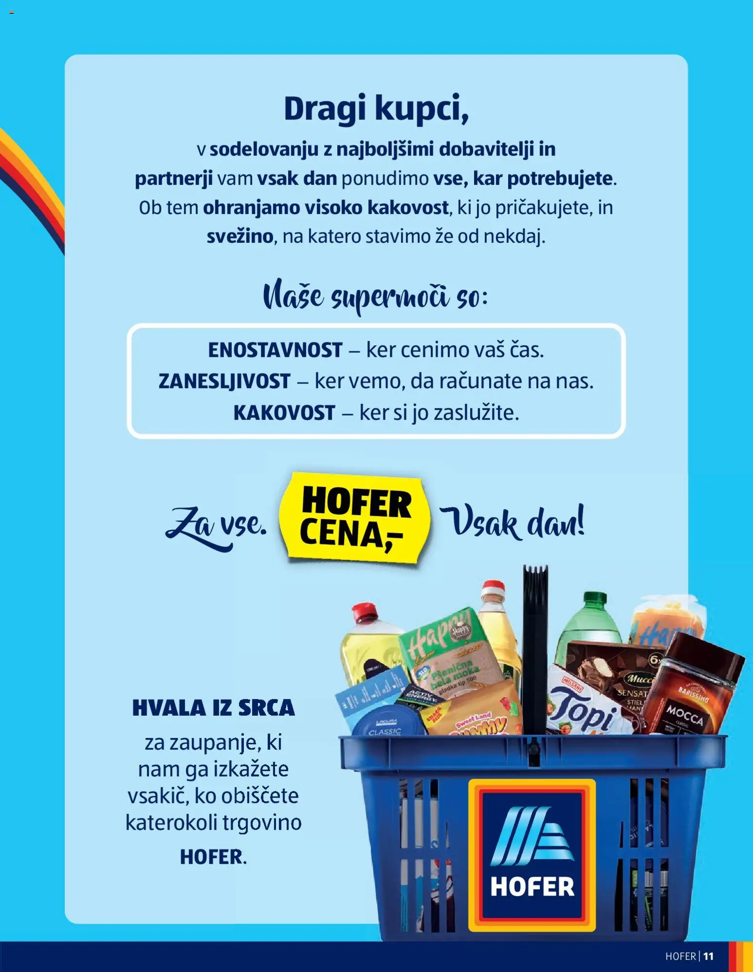 Novi Hofer katalog ponudbe – veljaven od 01.07.2026 | Stran: 11 | Izdelki: Moka