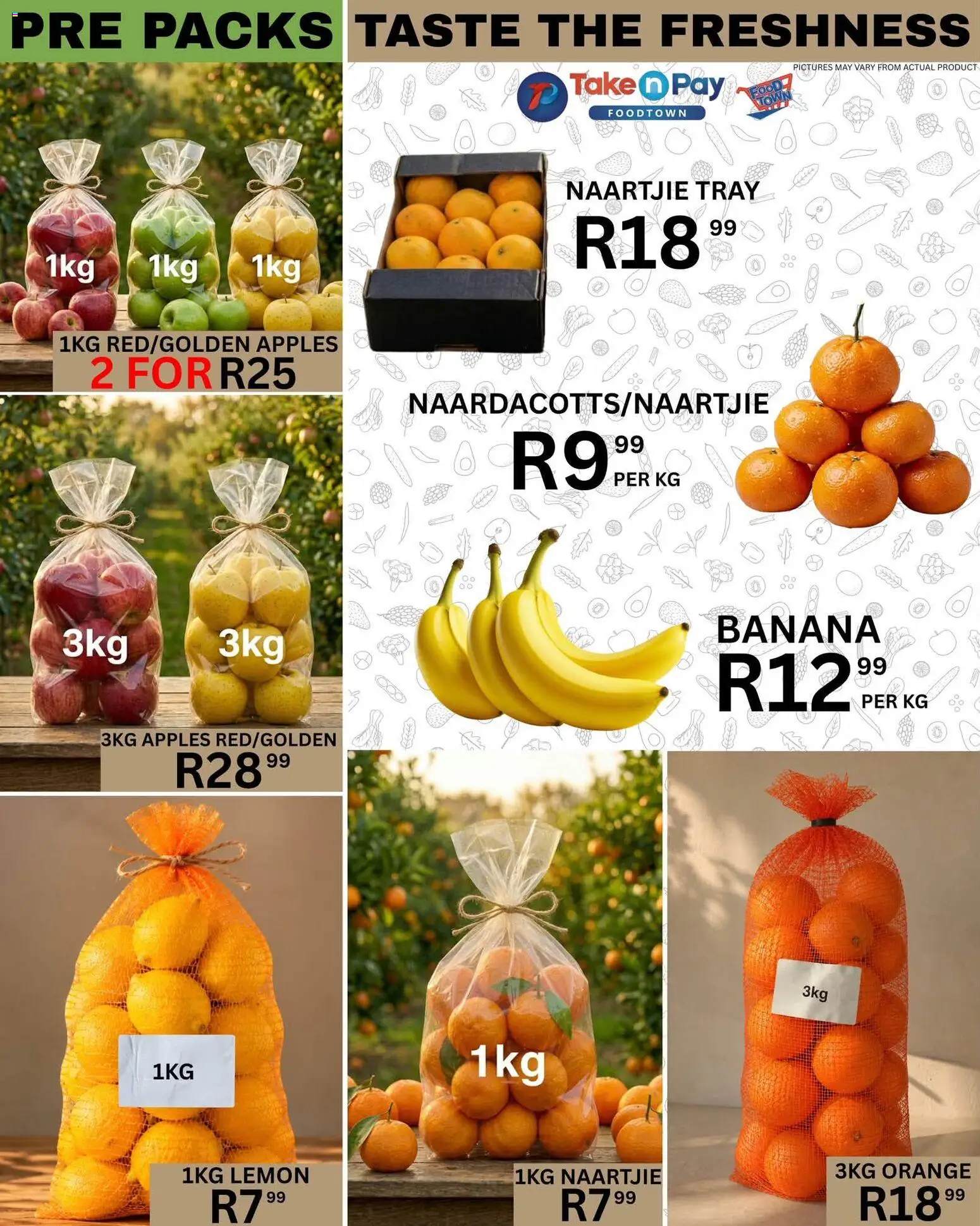 New Take n Pay catalogue – valid from 07/07/2026 | Page: 2 | Products: Tray, Apples, Lemon
