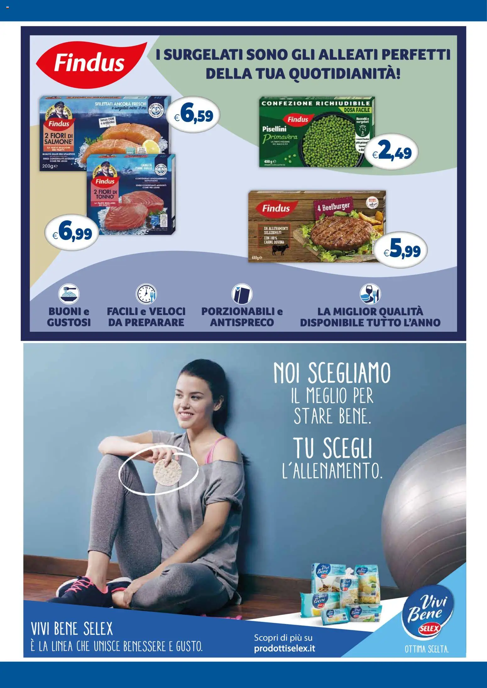 Volantino Famila del 23/07/2026 | Pagina: 2 | Prodotti: Salmone, Toner