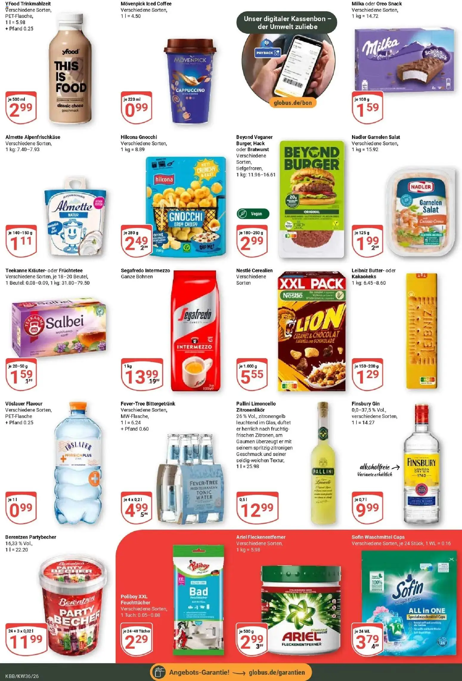 Globus Prospekt Koblenz-Bubenheim (ab 31.08.2026) » Angebote online | Seite: 3 | Produkte: Schokolade, Garnelen, Milka, Teekanne