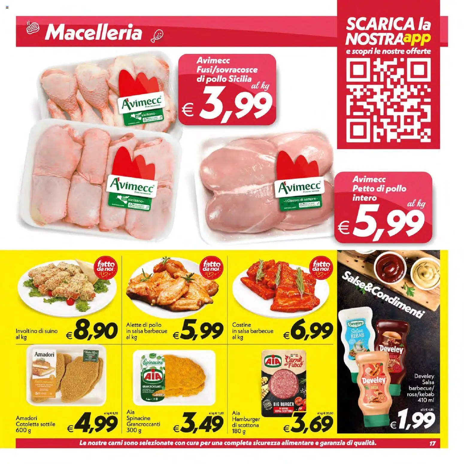 Volantino SuperConveniente del 16/07/2026 | Pagina: 17 | Prodotti: Petto di Pollo, Pollo, Salsa, Suino