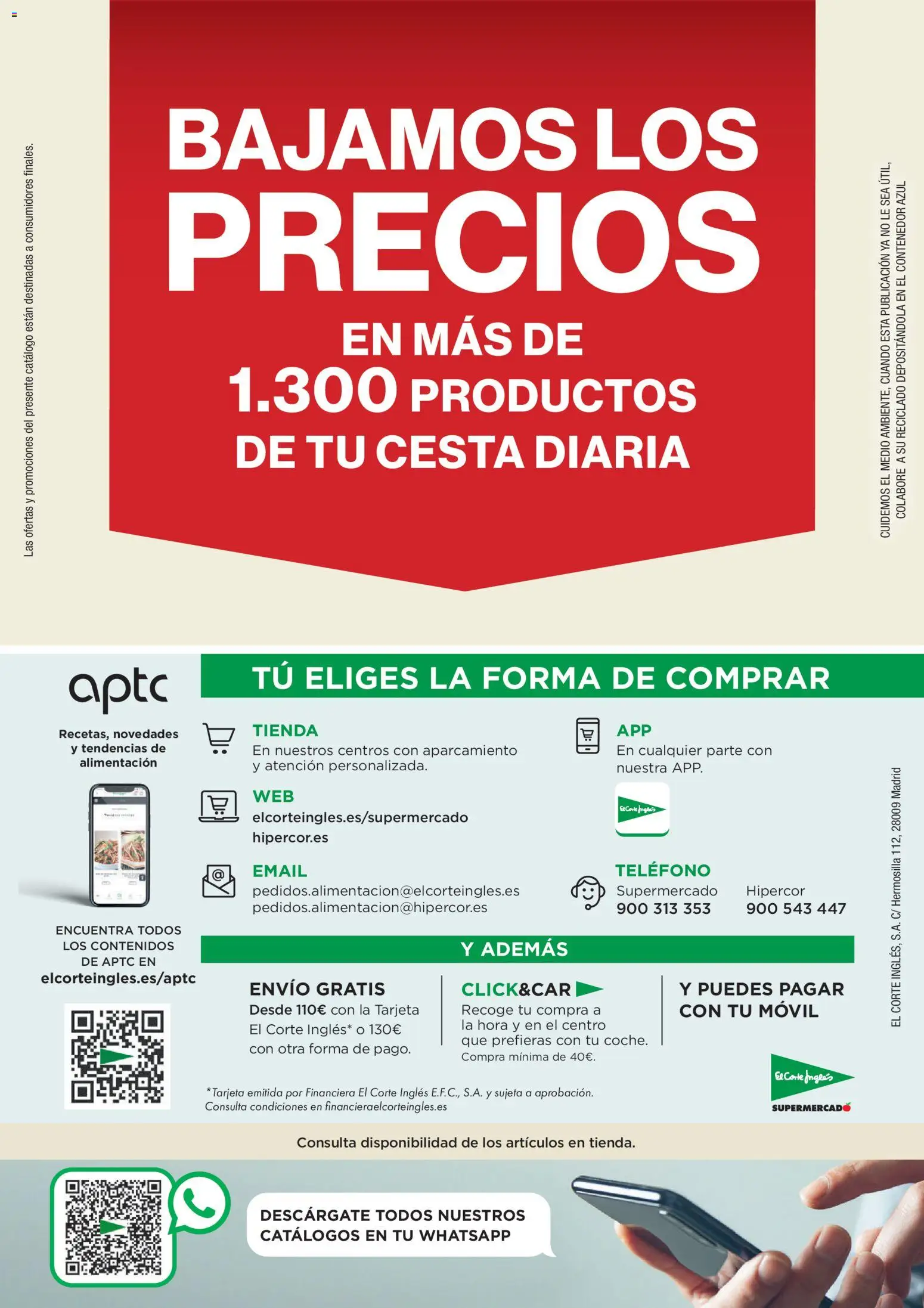 El Corte Inglés ofertas │ válido desde el 04.06.2026 | Página: 32 | Productos: Teléfono, Cesta