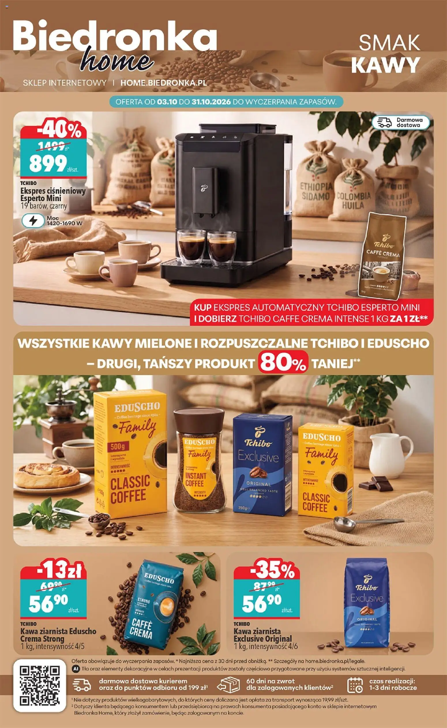 Biedronka Polsko leták - Hity i inspiracje od 05.10.2026 | Strana: 42 | Produkty: Tchibo, Crema, Caffè crema