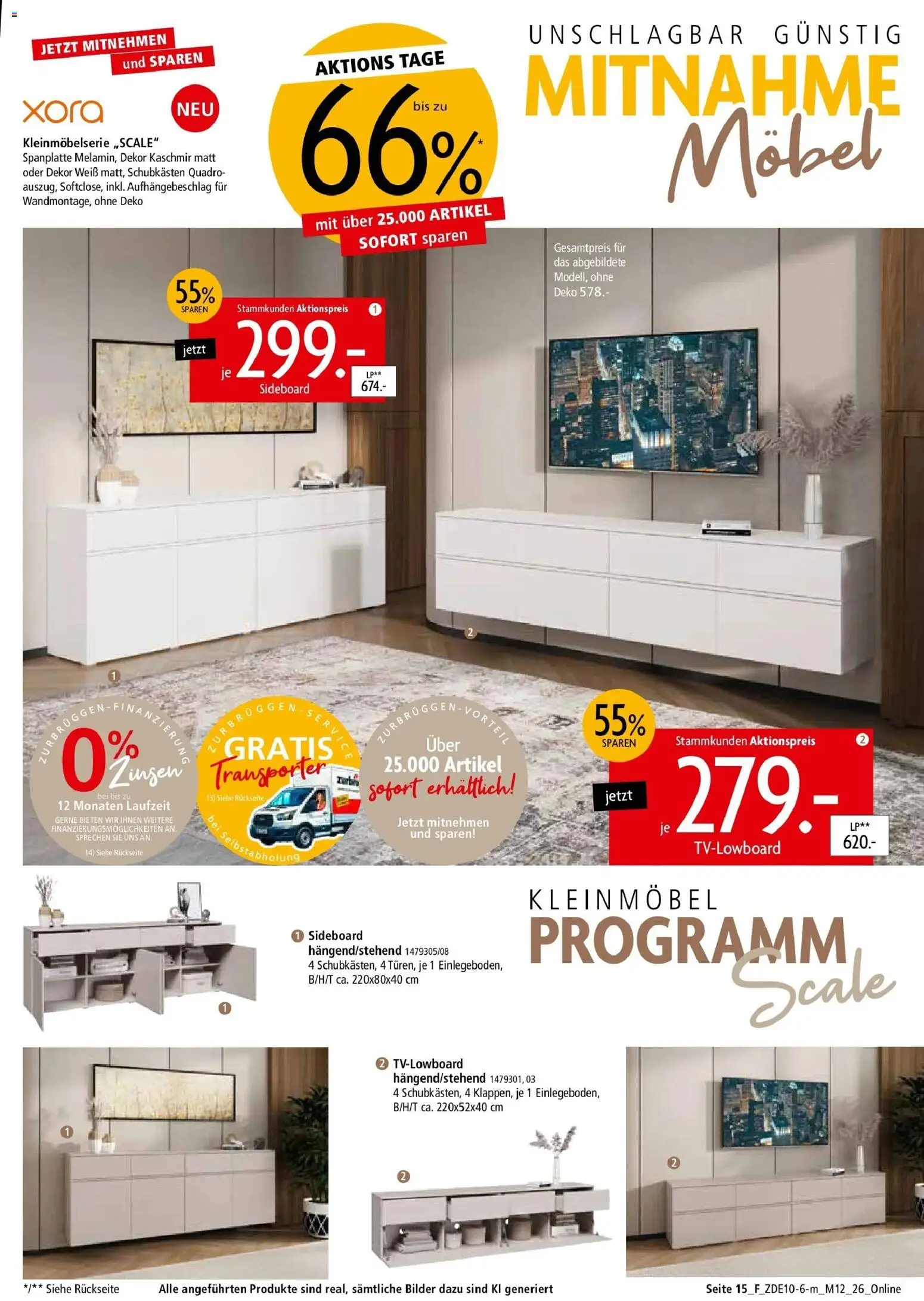Zurbrüggen Z2 Mitnahme Möbel (ab 10.10.2026) zum Blättern | Seite: 35 | Produkte: Sideboard, Bilder