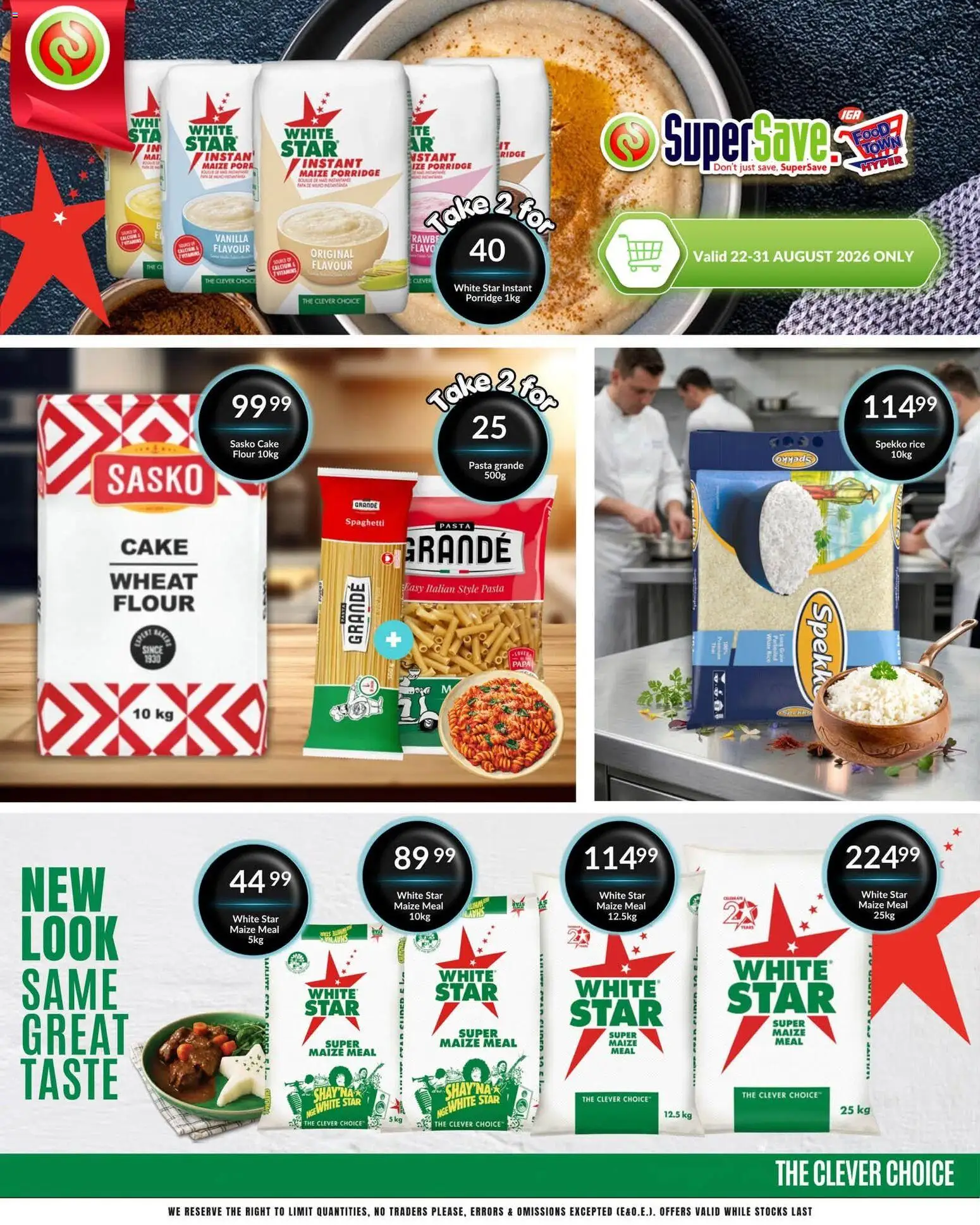 New Super Save catalogue – valid from 22/08/2026 | Page: 10 | Products: Cake, Flour, Vanilla, Porridge