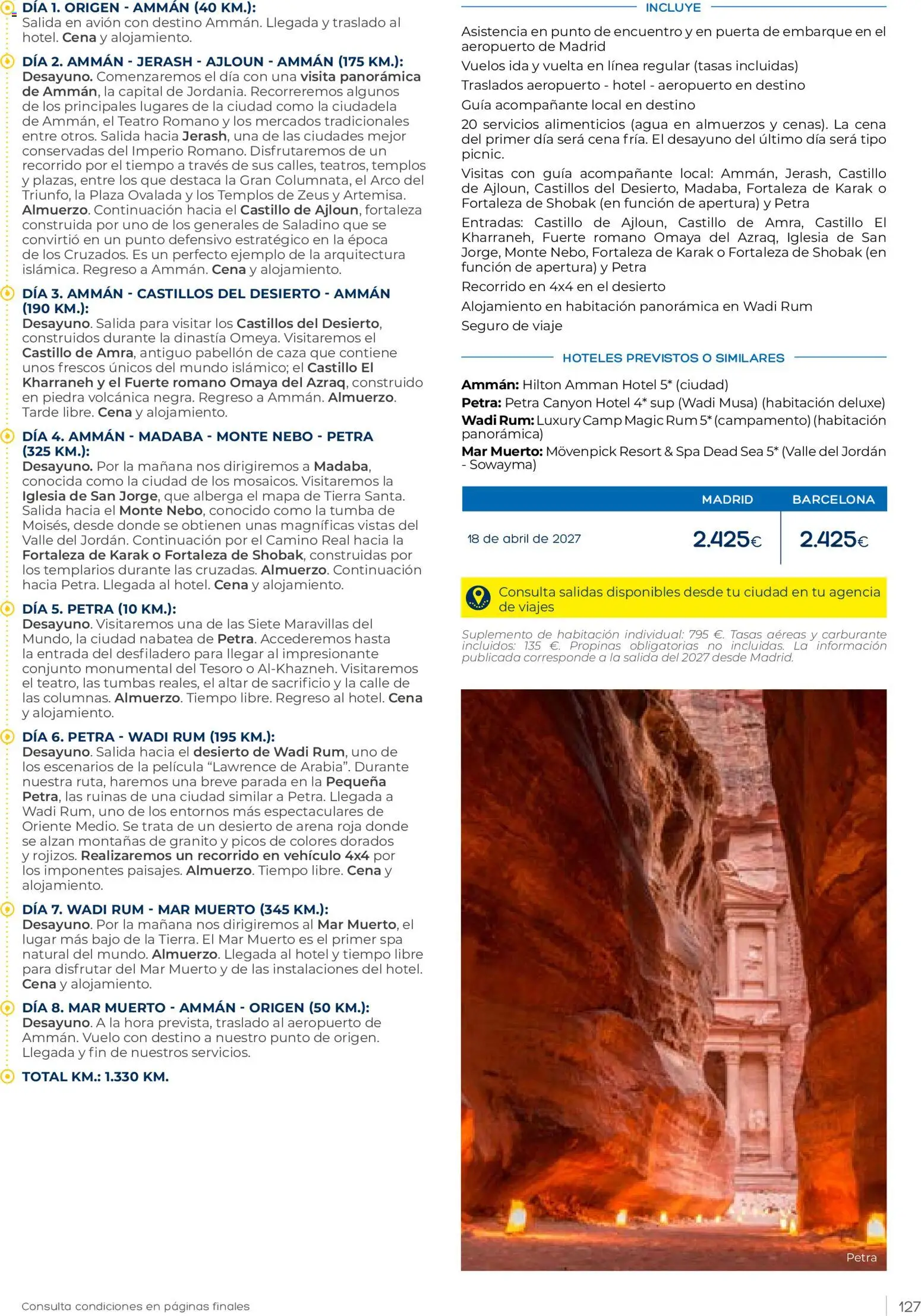 Viajes El Corte Inglés Club de Vacaciones otoño primavera │ válido desde el 01/09/2026 | Página: 127