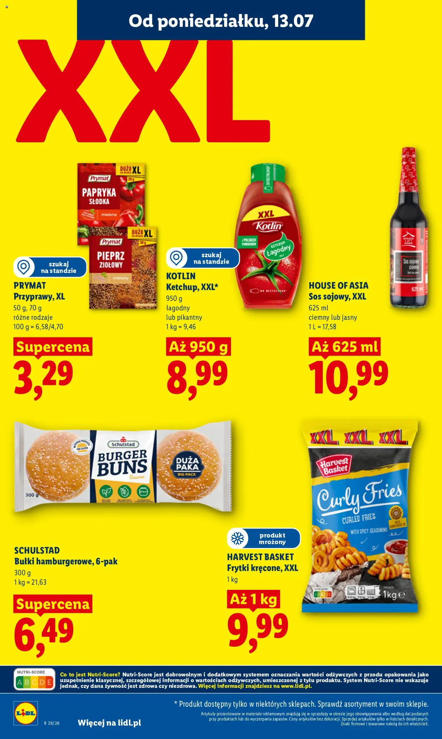 Lidl Polsko leták od 13.07.2026 | Strana: 58 | Produkty: Burger, Burger buns
