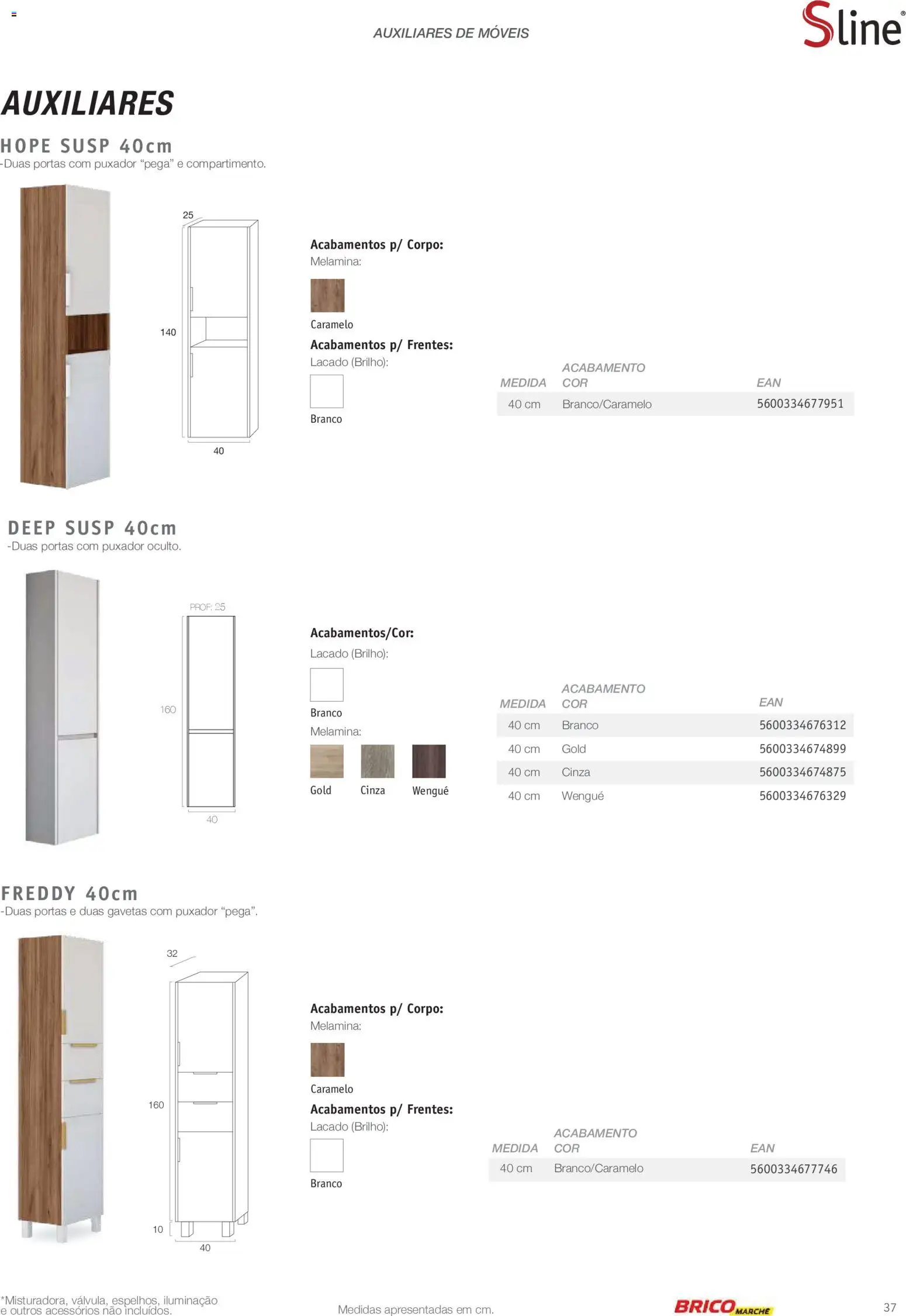 BricoMarché Catálogo de Inspiração Banho │ válido de 15.06.2026 | Página: 37 | Produtos: Portas