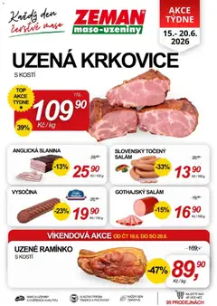 Náhled letáku Prodejny Zeman leták od 15.06.2026