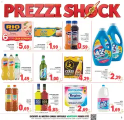 Anteprima del volantino Eté volantino valido a partire dal 12.05.2026 | Pagina: 5 | Prodotti: Candeggina, Talco, Tonno, Fanta