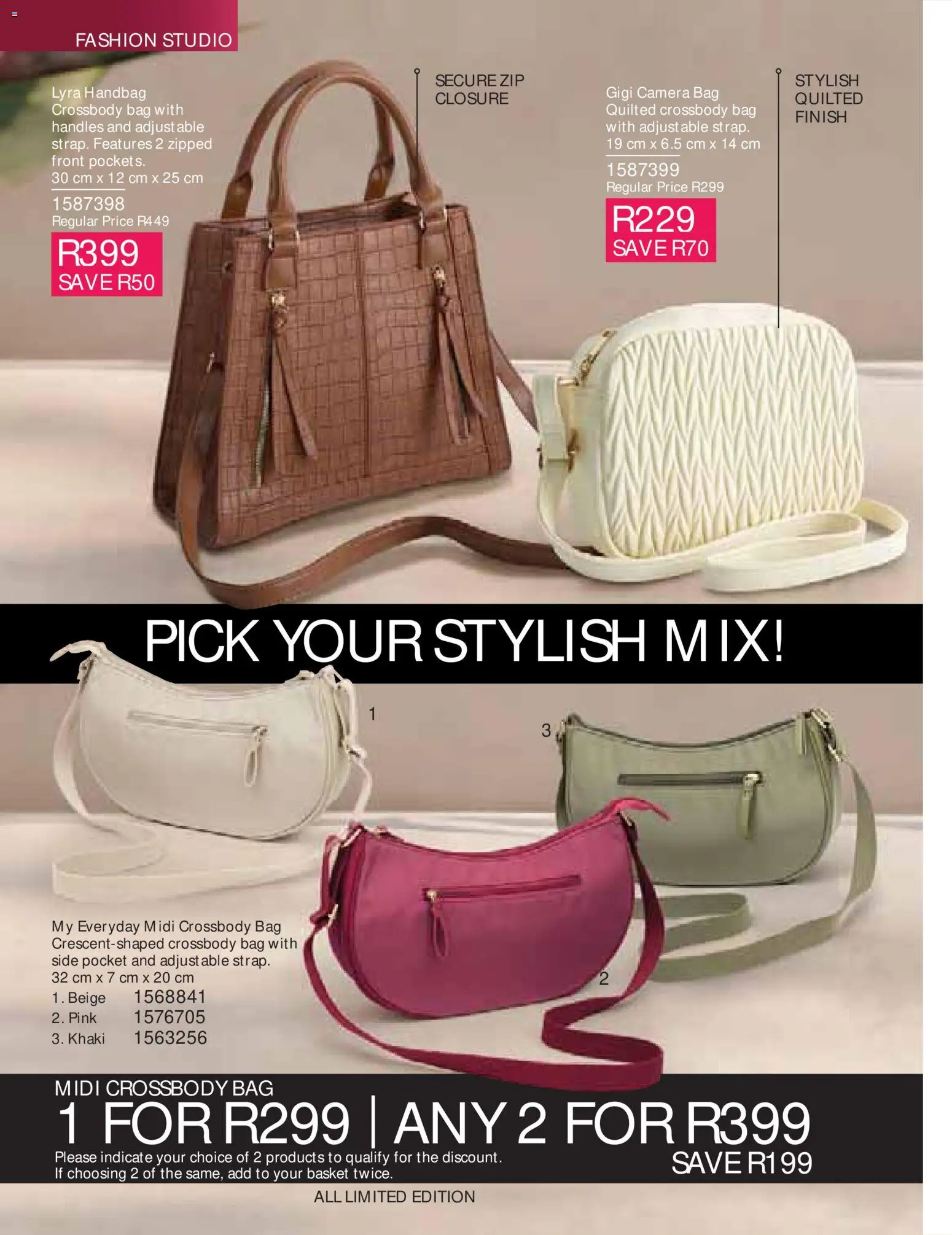 New Avon catalogue – valid from 01/09/2026 | Page: 122 | Products: Camera, Handbag, Bag, Basket