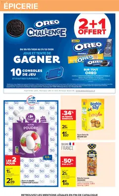 Carrefour - Prévisualisation de Carrefour catalogue valide à partir de 06/10/2026 | Page: 43 | Produits: Pépites de chocolat, Oreo, Chocolat, Brioche tressée