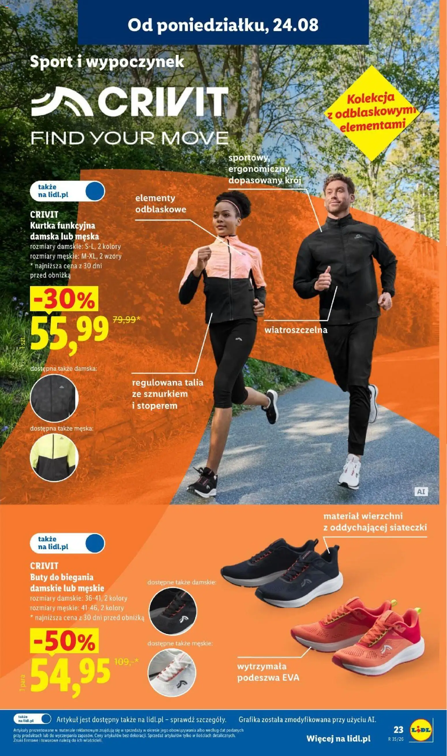 Lidl Katalog od 24.08.2026 | Strona: 29 | Produkty: Kurtka, Buty