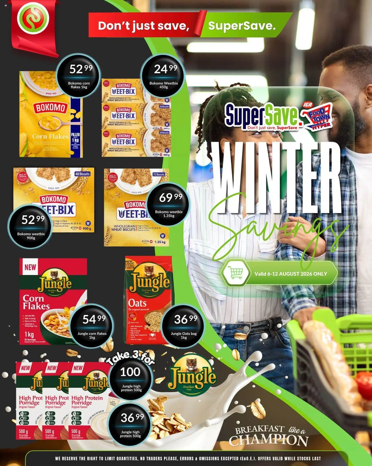 New Super Save catalogue – valid from 06/08/2026 | Page: 8 | Products: Iron, Vitamins, Oats, Biscuits