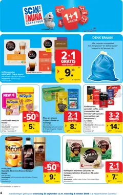 Thee en infusie, Clipper, Ricola en, Twinings, alle soorten, Voorbeeld: infusie Lemon, & Ginger Organic Clipper, Voordeel 4.15 - Voorbeeld van een folder van Carrefour, geldig van 23/09/2026 | Pagina: 4