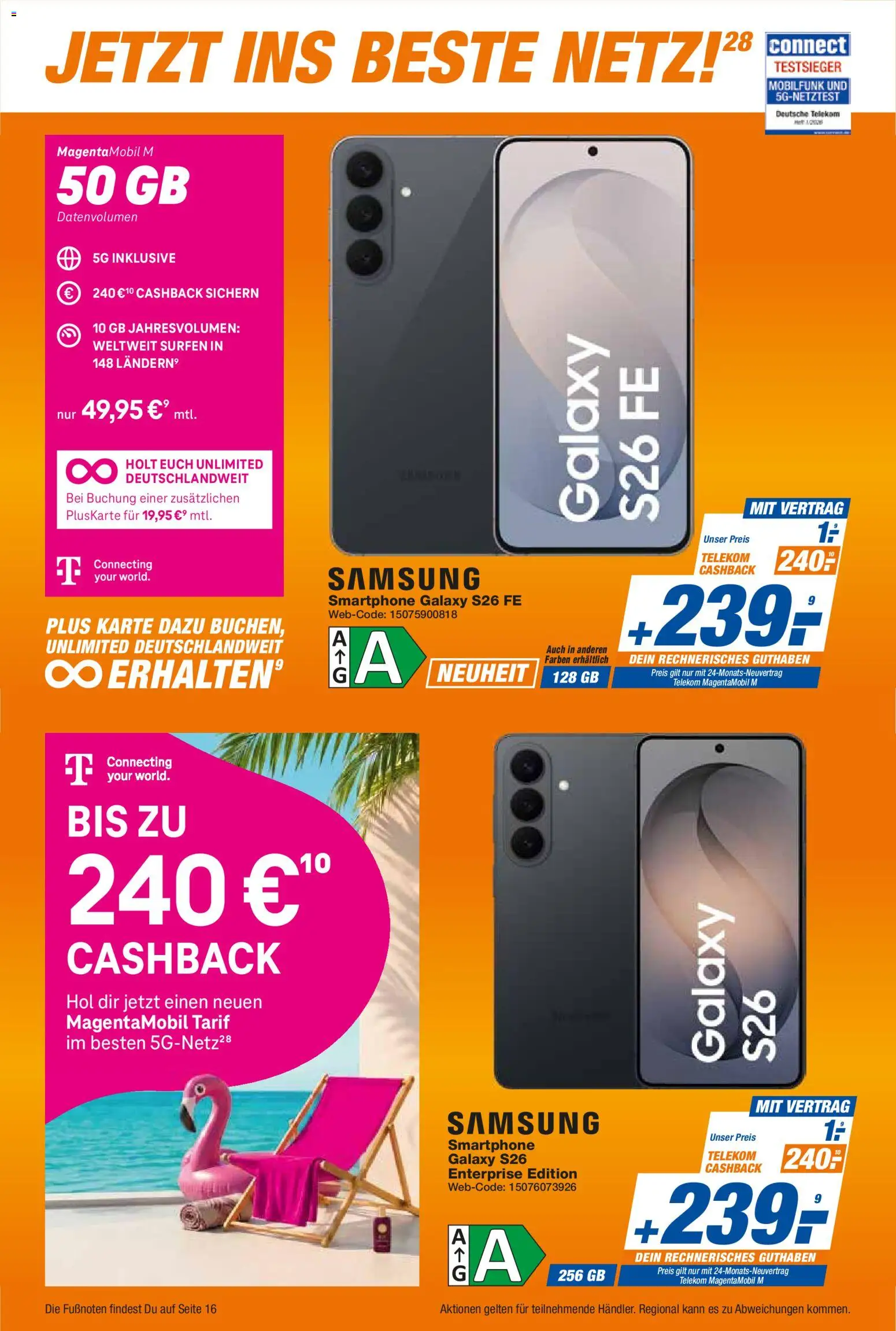 Expert Telekommunikations-Highlights im September – gültig ab 01.09.2026 | Seite: 8 | Produkte: Samsung, Smartphone