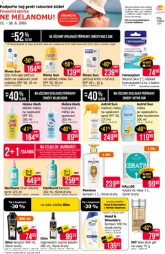 Náhled letáku Nivea Sun Q10 Anti-age pleťový krém na opalování proti vráskám SPF 50, 50 ml, Nivea Sun Q10 Anti-age pleťový krém na opalování proti vráskám SPF 50, 50 ml od 18.06.2026 | Strana: 10