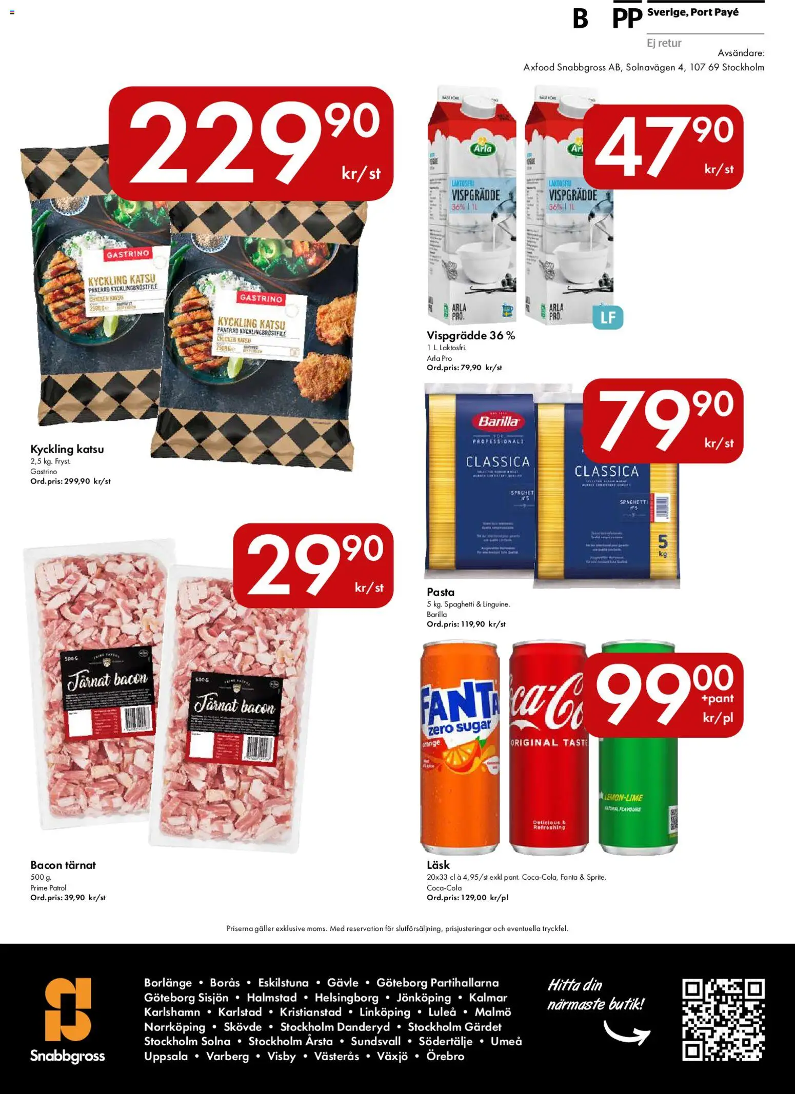 Hypermarkety reklamblad aktuell från 29/06/2026 | Sida: 16 | Produkter: Galler, Spaghetti, Pasta, Vispgrädde