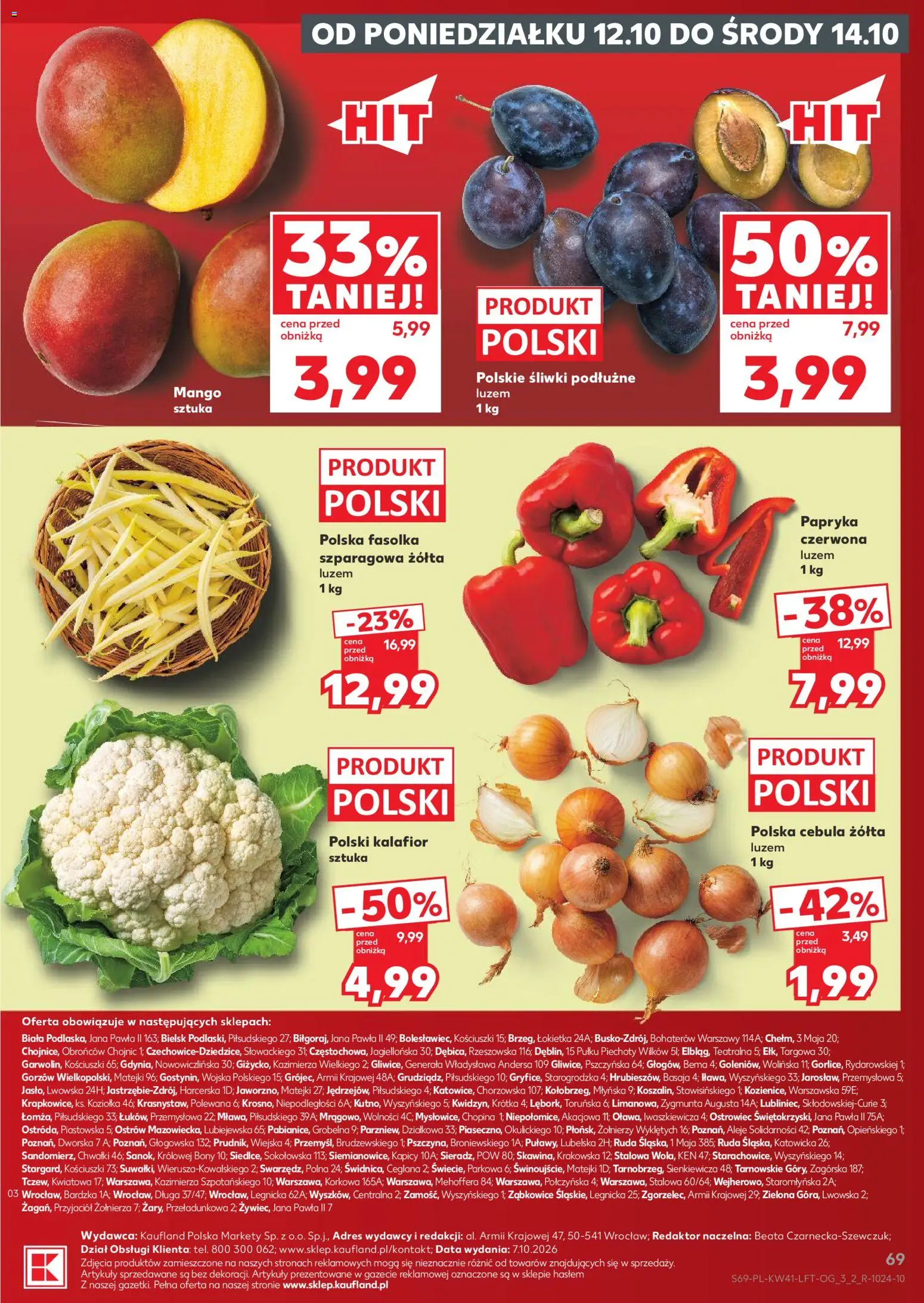 Kaufland gazetka od 08.10.2026 | Strona: 69