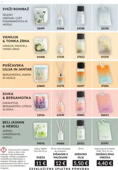 Avon katalog akcije – veljaven od 01.08.2026 | Stran: 201 | Izdelki: Sveča, Citrusi, Olje
