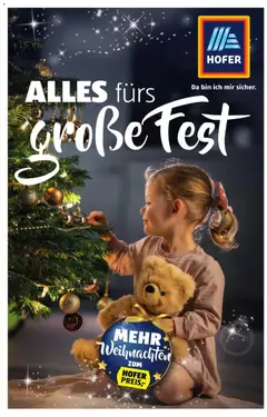Hofer Weihnachtskatalog ab 28.10.2026 gültig