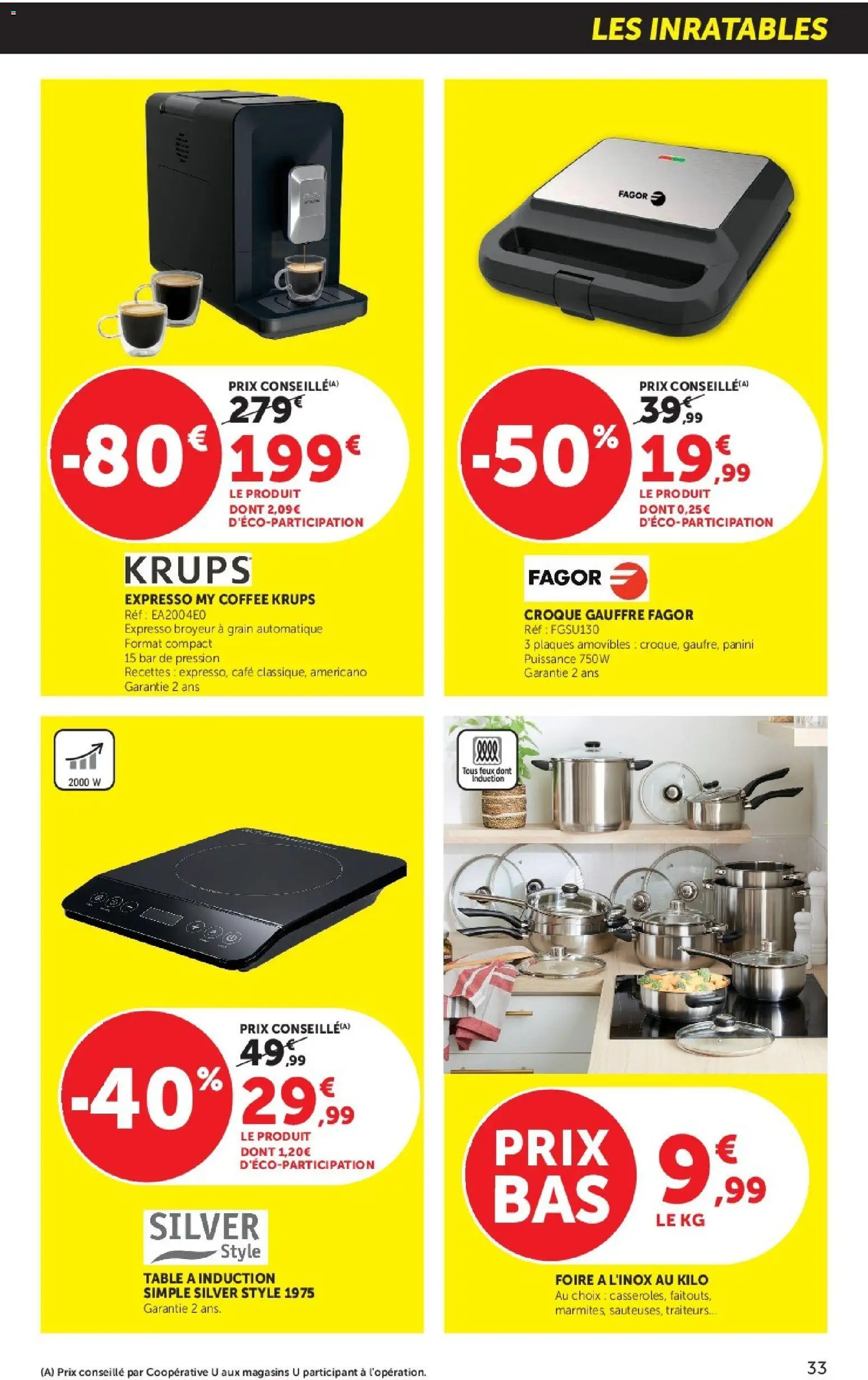 {H1} | Page: 33 | Produits: Panini, Krups, Table, Café