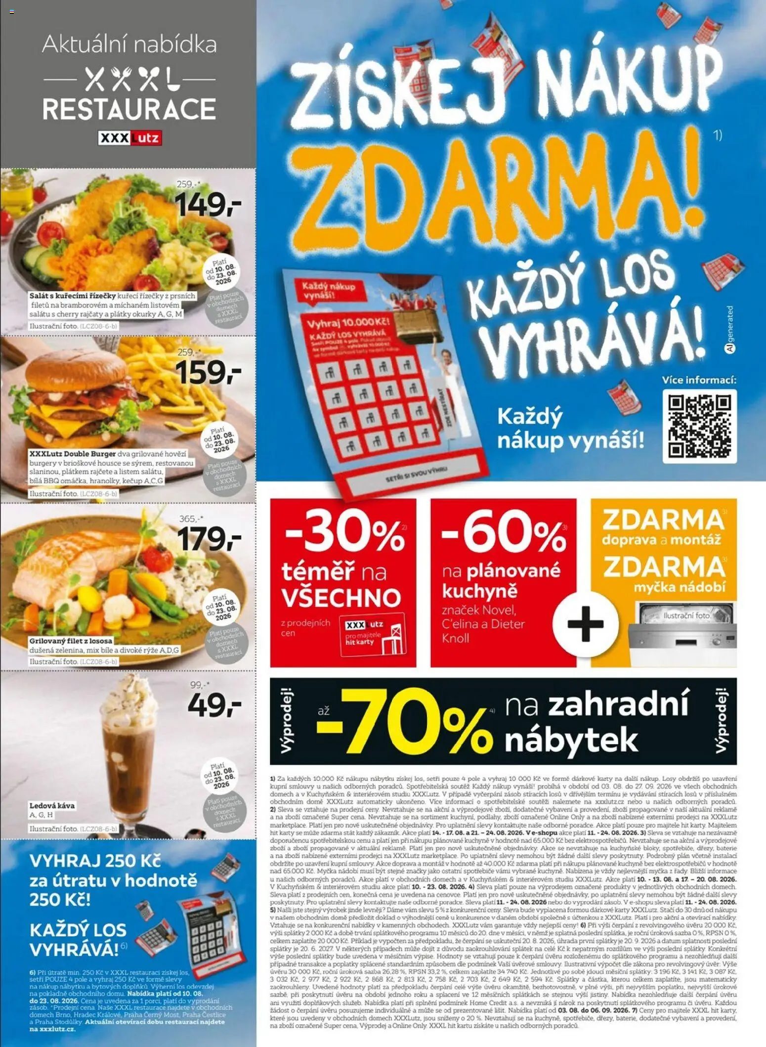 XXXLutz leták od 10.08.2026 | Strana: 2 | Produkty: Rýže, Salát, Filet z lososa, Nábytek
