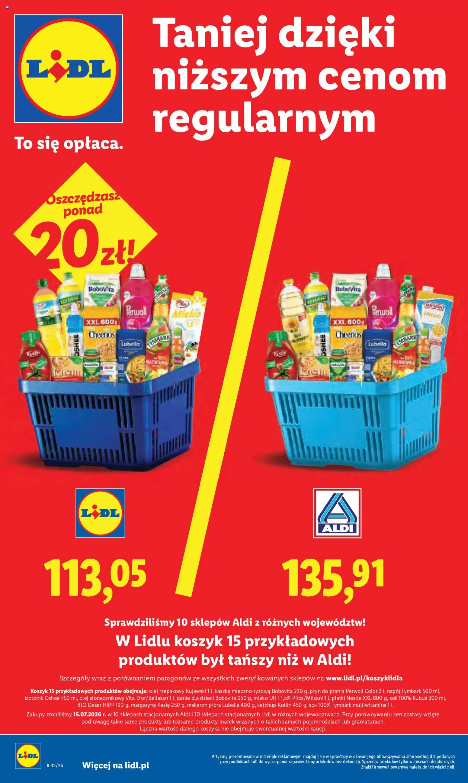 Lidl Polsko leták od 03.08.2026 | Strana: 4 | Produkty: Mléko, Olej, Perwoll, Hipp