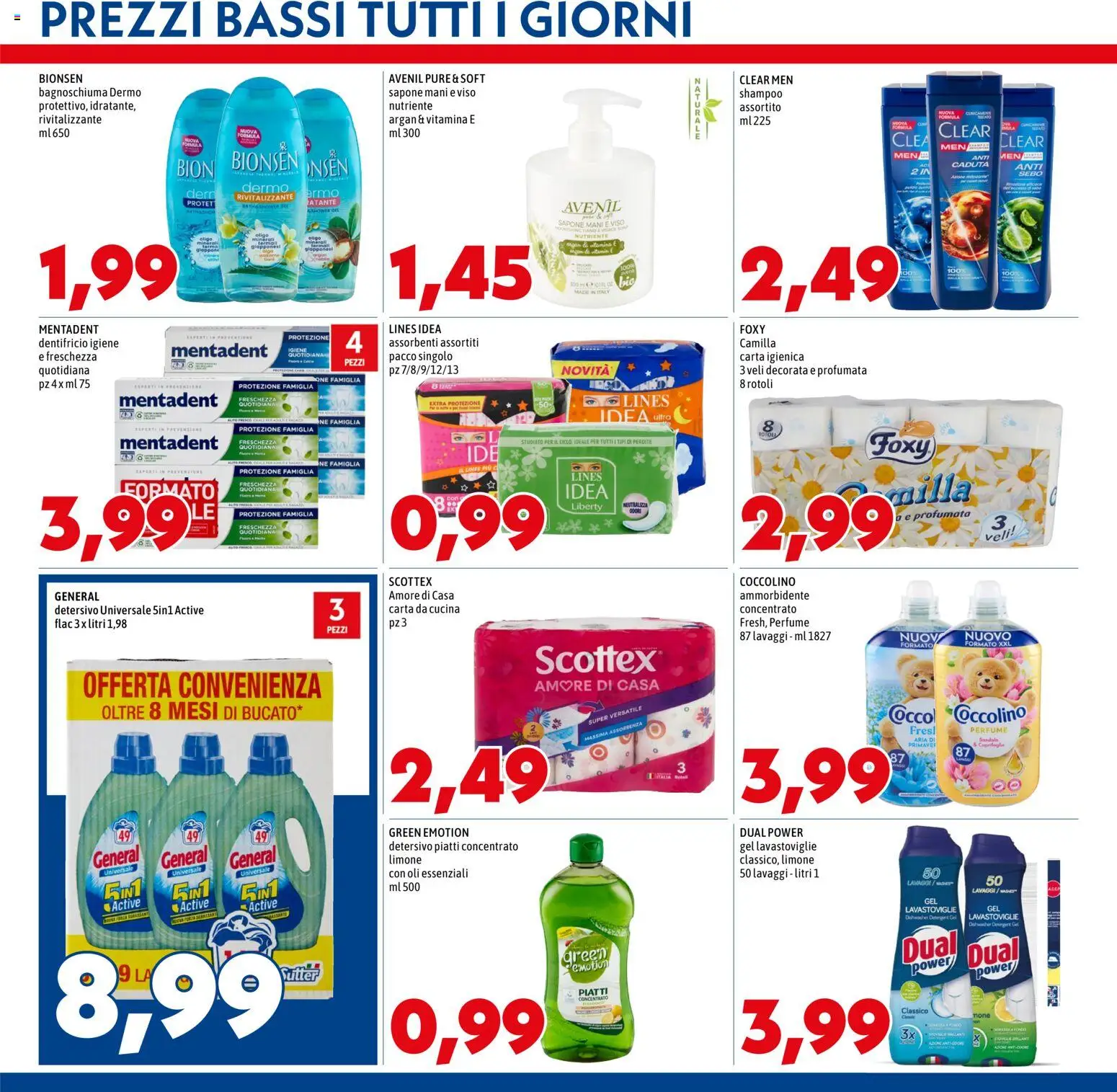 Volantino Mega del 28.05.2026 | Pagina: 11 | Prodotti: Sapone, Dentifricio, Limone, Lavastoviglie