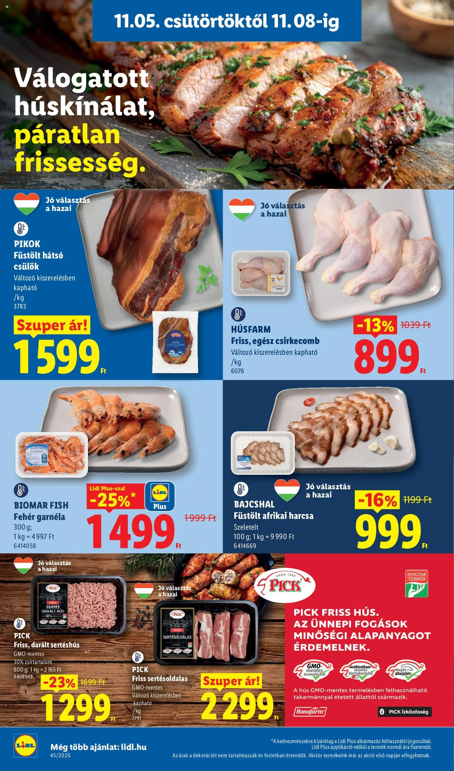 Lidl akciós ujság - amely érvényes a következő dátumtól: 2026.11.05. | Oldal: 4
