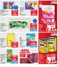 OLALA Papirnati ručnik, maxi 1 rola - Pregled kataloga iz trgovine Kaufland, vrijedi od 01.07.2026 | Stranica: 23