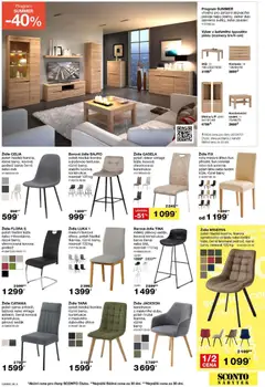 Náhled letáku Sconto nábytek leták od 17.06.2026 | Strana: 9 | Produkty: Vitrína, Nábytek, Stolek, Židle
