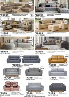 House and Home specials catalogue – valid from 06/07/2026 | Page: 2 | Products: Couch, Lounge suite, Ottoman