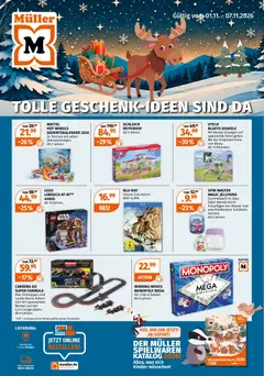 Müller Spielwaren-Highlights ab 01.11.2026 gültig