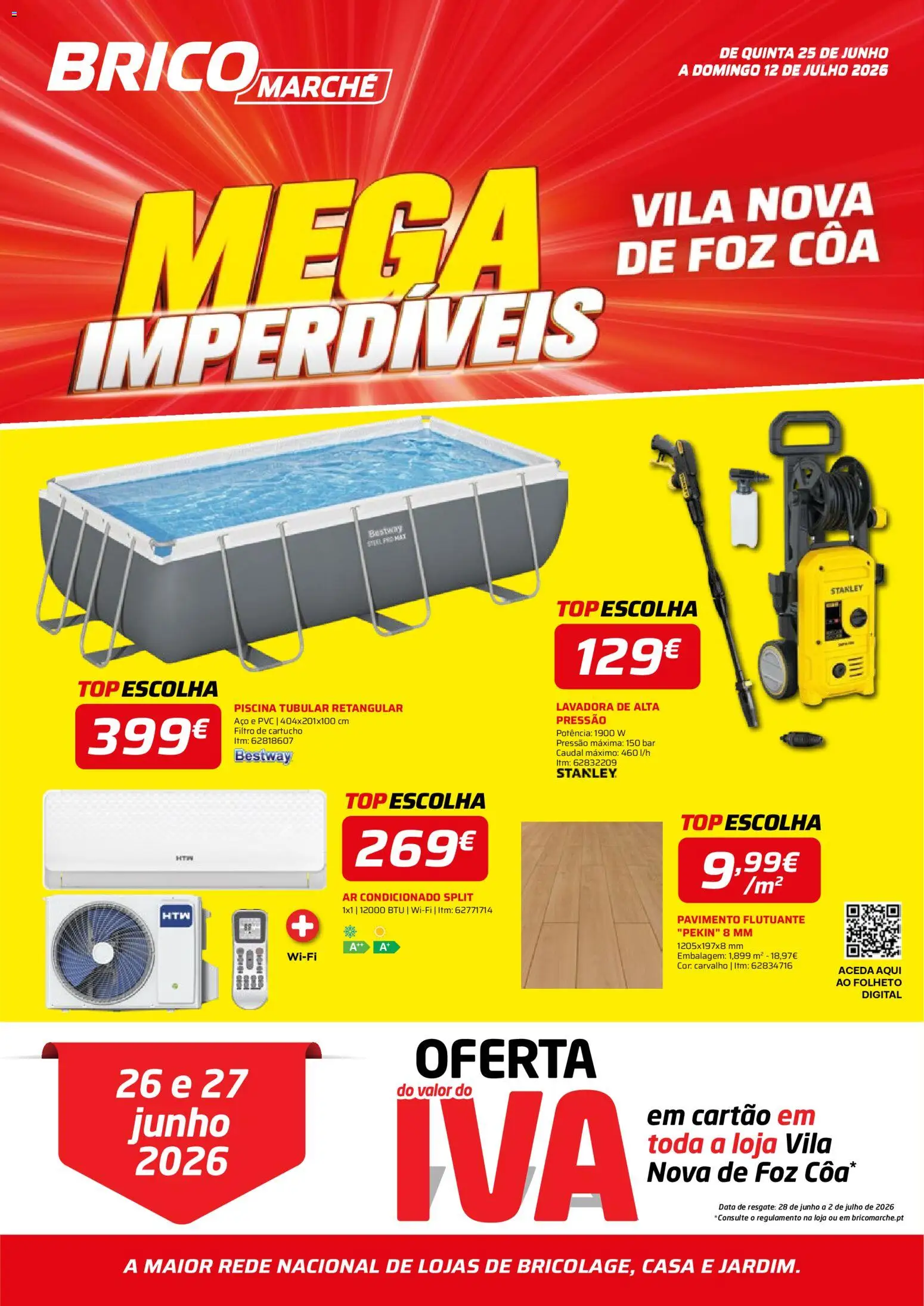 BricoMarché  - Mega Imperdíveis -  Vila Nova de Foz Côa │ válido de 25/06/2026 | Página: 1