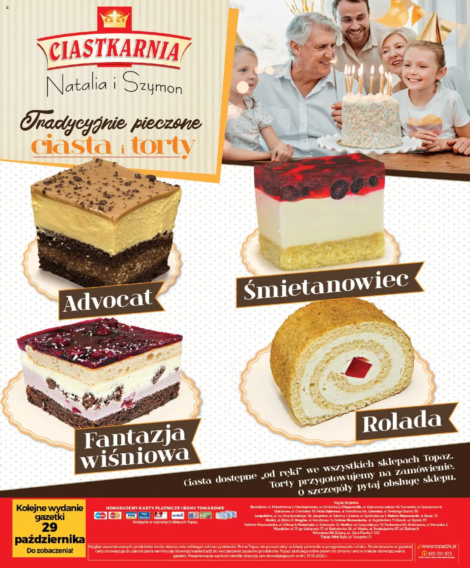 Topaz gazetka - Express od 22.10.2026 | Strona: 32 | Produkty: Rolada