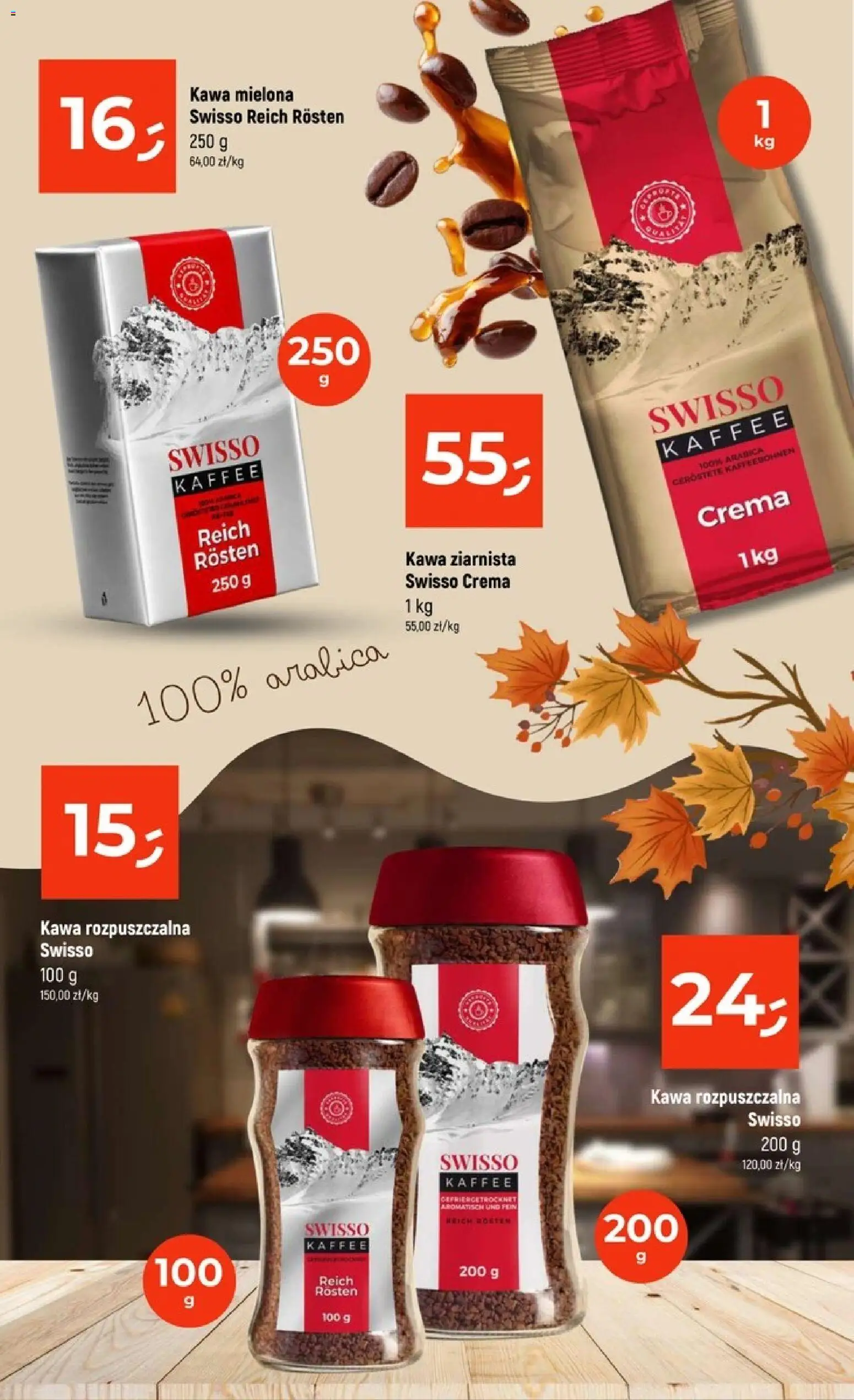 Dealz gazetka - Jesienna Rozgrzewka od 01.10.2026 | Strona: 7 | Produkty: Kawa ziarnista, Kawa rozpuszczalna, Kawa ziarnista 1 kg, Kawa