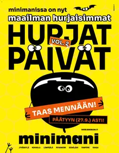 Minimani-mainoslehti voimassa 23/09/2026 alkaen