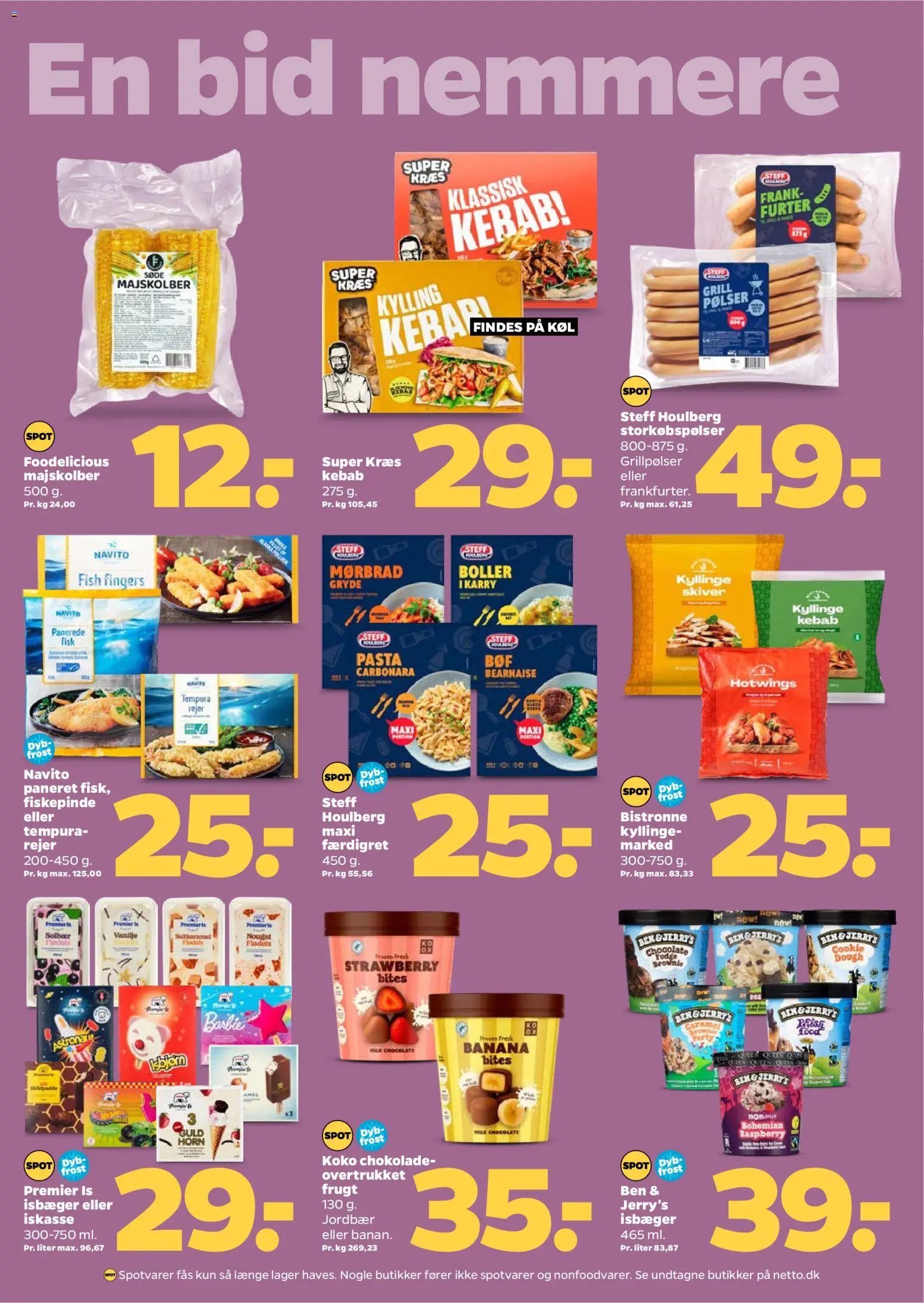 Netto tilbudsavis – gyldig fra 18.04.2026 | Side: 17 | Produkter: Pølser, Solbær, Nougat, Grill