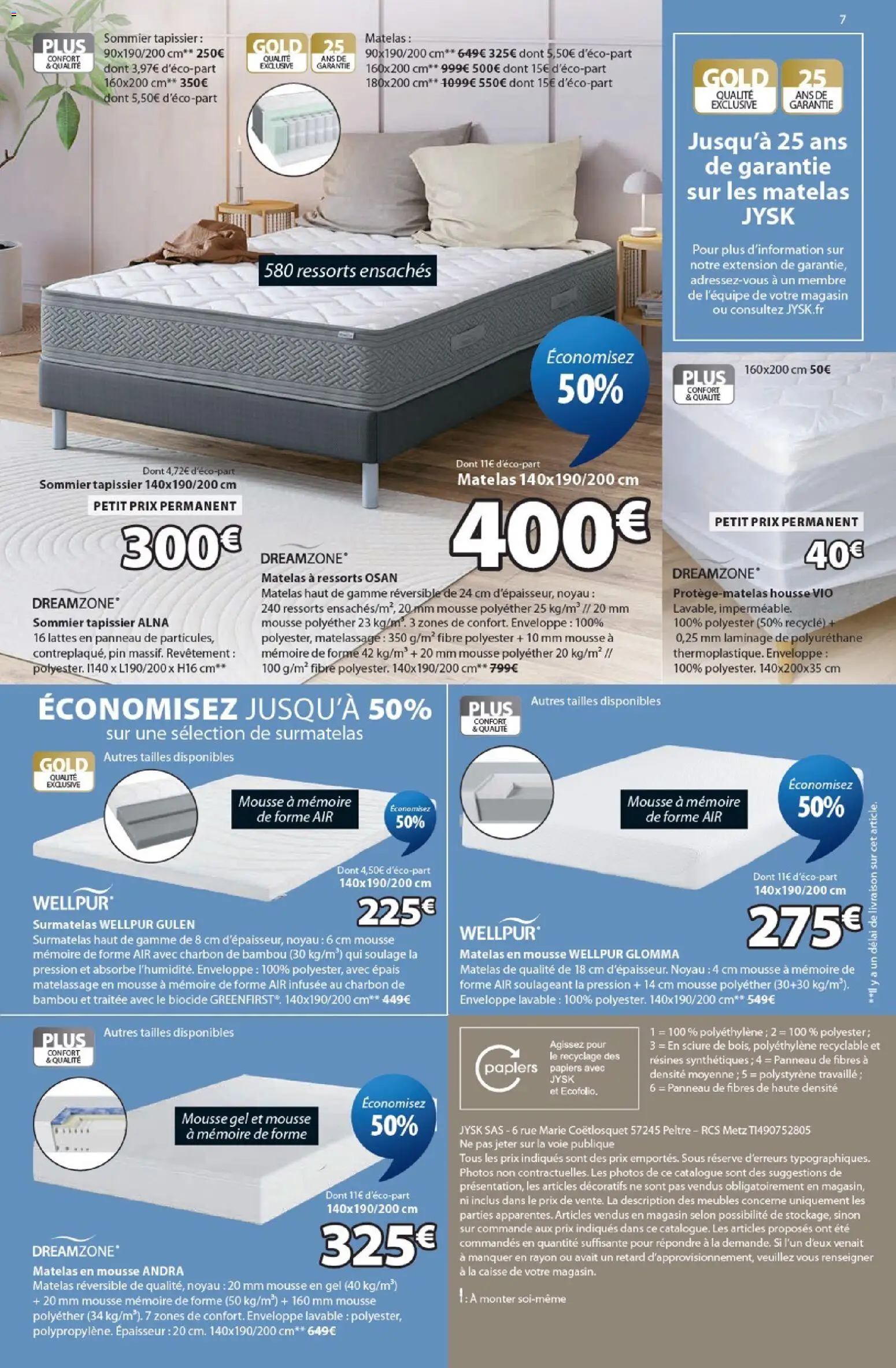 {H1} | Page: 7 | Produits: Matelas confort, Surmatelas, Matelas, Bambou