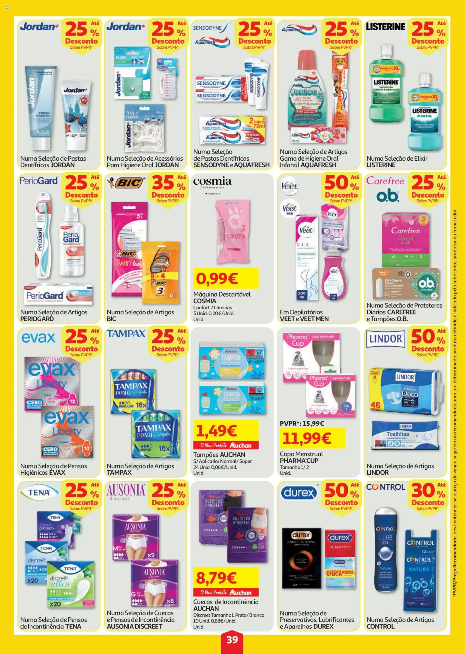 Auchan folheto │ válido de 23/07/2026 | Página: 39 | Produtos: Cuecas