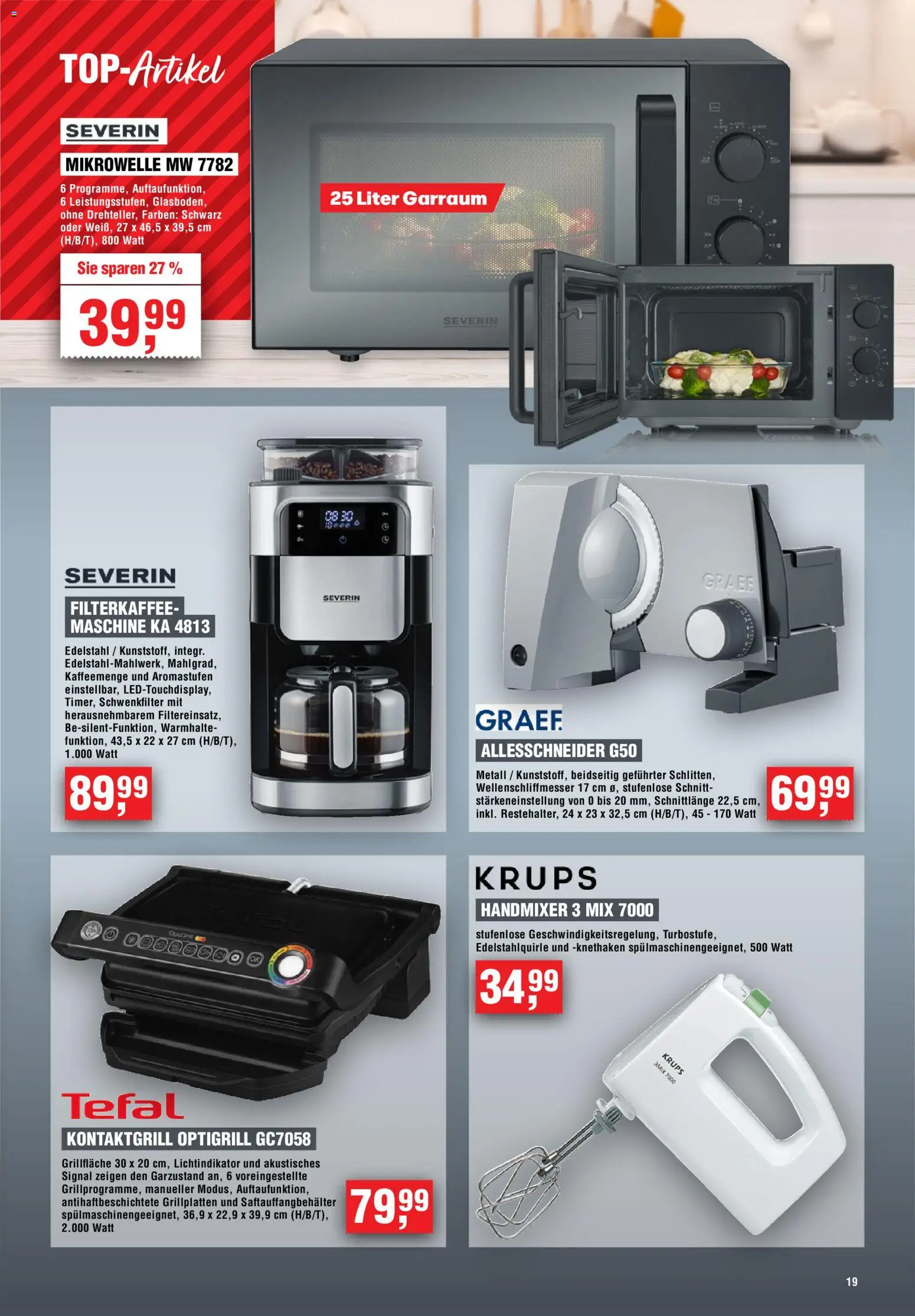 Handelshof Prospekt – gültig ab 01.10.2026 | Seite: 19 | Produkte: Krups, Mikrowelle, Handmixer