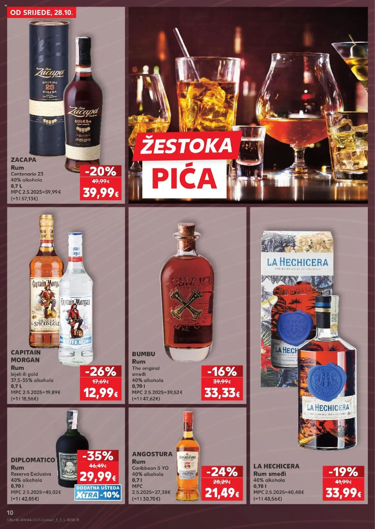 Kaufland HR akciós ujság - amely érvényes a következő dátumtól: 2026.10.28. | Oldal: 10
