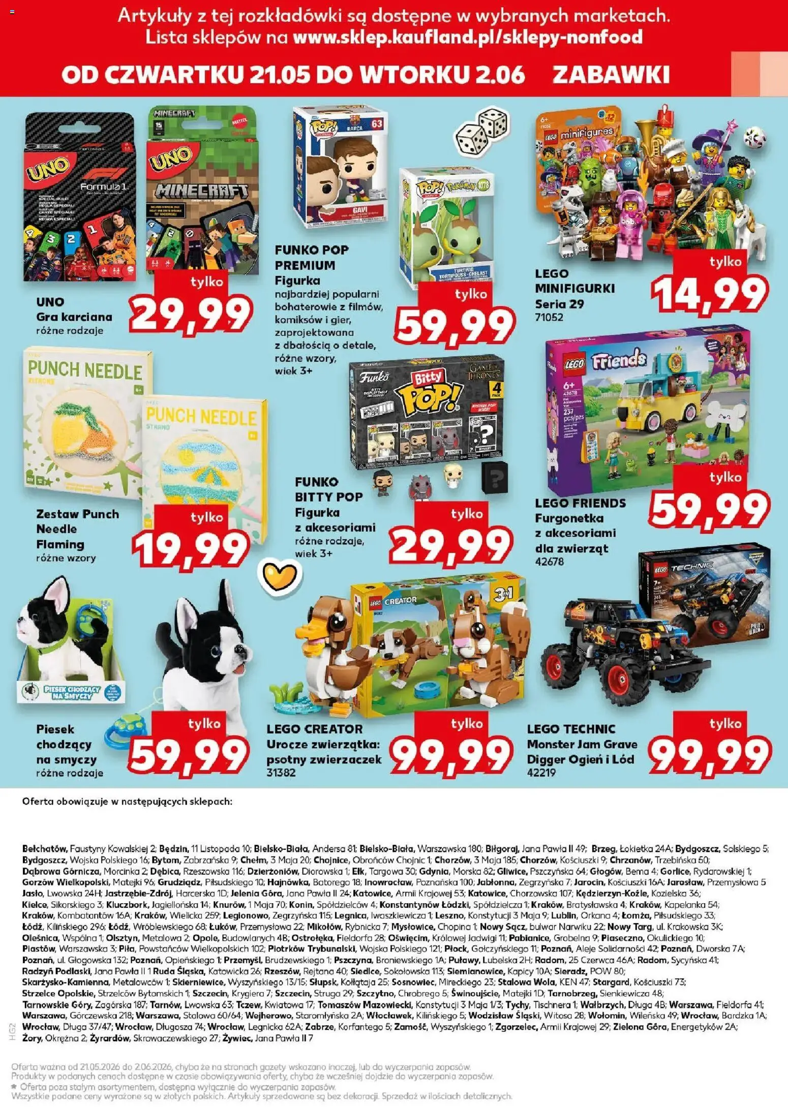 Kaufland gazetka - Złap Okazje od 21.05.2026 | Strona: 17 | Produkty: Gra, Lego