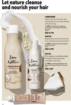 Offer preview "Oriflame - Catalogue 7/2026" | Page: 72 | Products: Hair conditioner, Hair oil, Odstranjivač mrlja, Kuhača